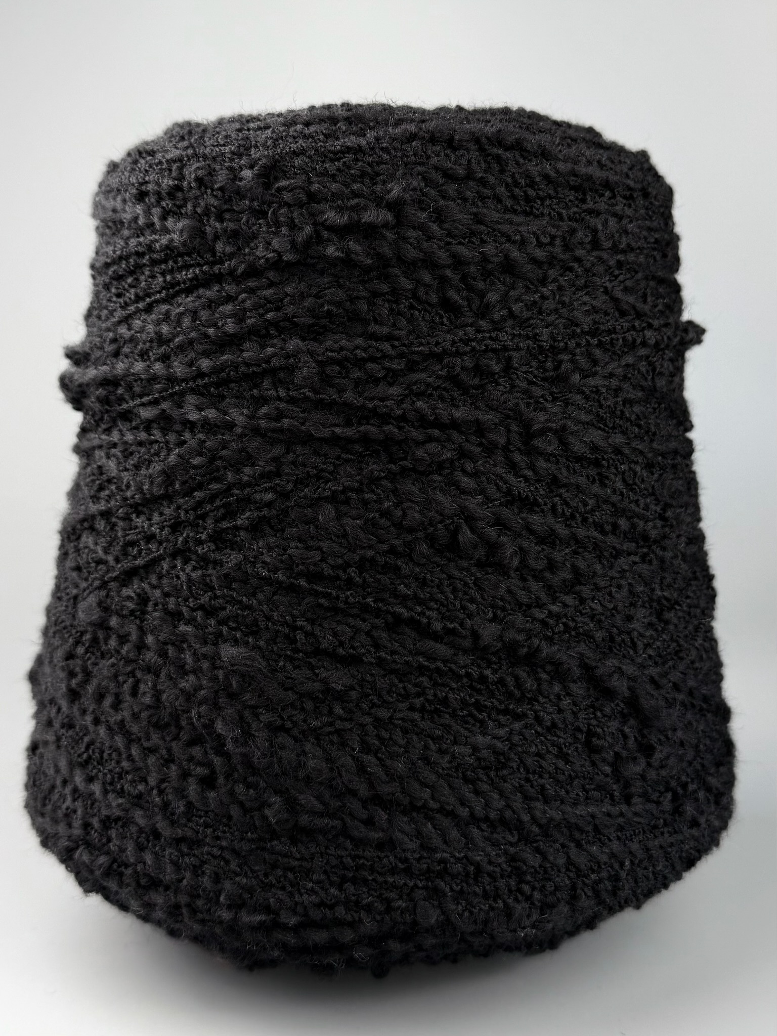 Zegna Baruffa Art. Musk Fantasia 280 m / 100 g – Bouclé-Garn aus Merinowolle col. Schwarz foto 2